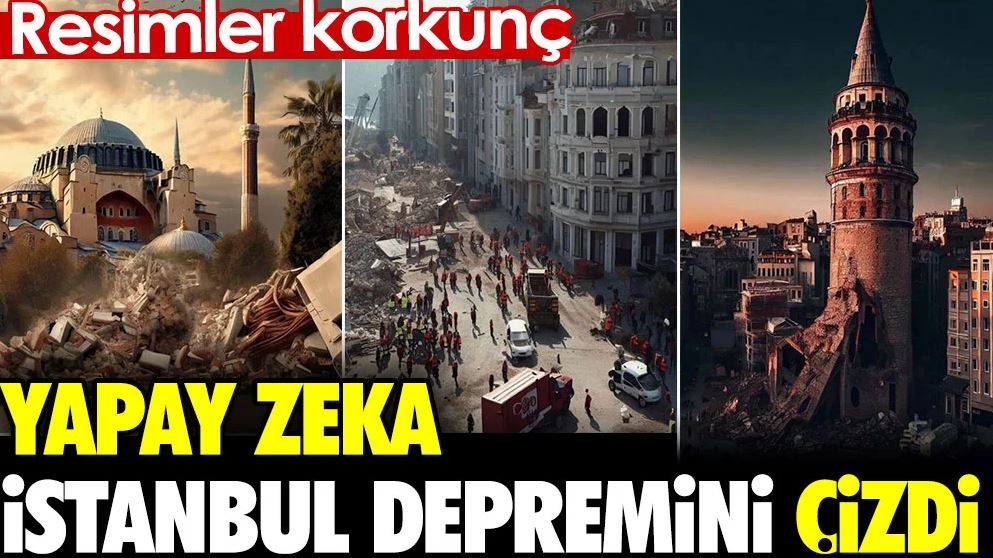 Yapay Zeka İstanbul Depremini Resmetti