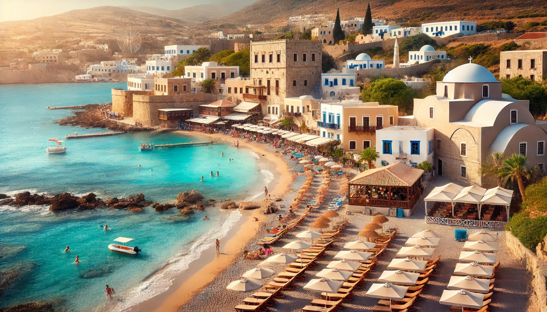 Rodos Adası Plajı Giriş Ücreti Şezlong Fiyatları 2024