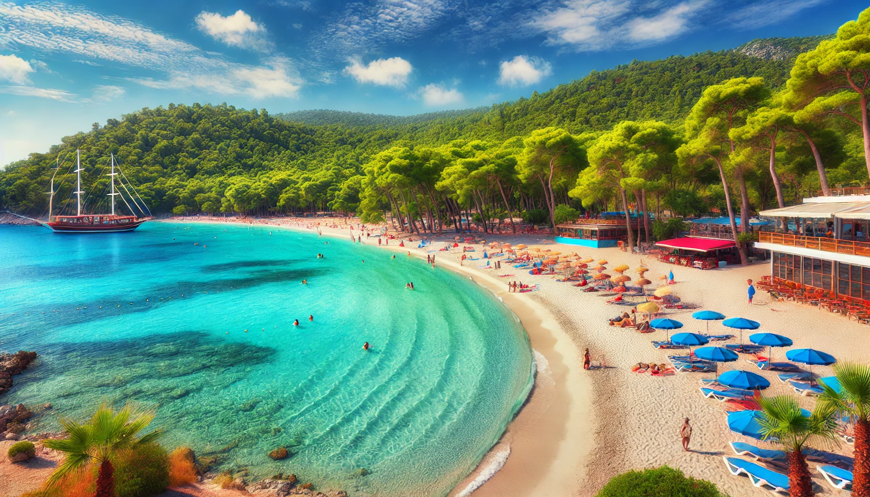 İncekum Plajı Giriş Ücreti Şezlong Fiyatları 2024