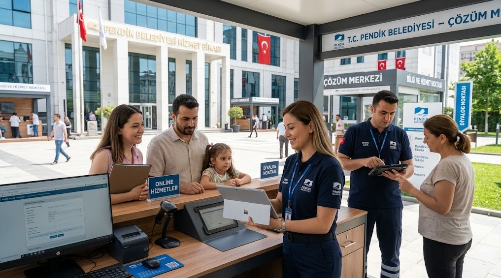 Belediye çözüm merkezi ve hizmet başvuru süreci