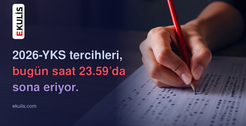 2026 YKS tercihleri bugün sona eriyor: Son saat 23.59 2026 YKS tercihleri bugün sona eriyor: Son saat 23.59