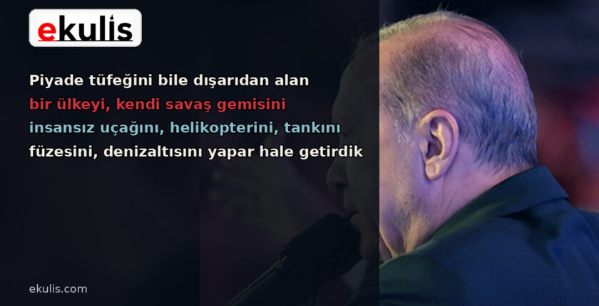 Erdoğan’dan savunma sanayisi mesajı: Türkiye’nin üretim gücü Erdoğan’dan savunma sanayisi mesajı: Türkiye’nin üretim gücü