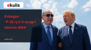 Erdoğan’dan F‑35 açıklaması: Trump’tan 5 uçak sözü aldık Erdoğan’dan F‑35 açıklaması: Trump’tan 5 uçak sözü aldık