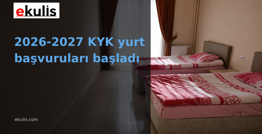 2026-2027 KYK Yurt Başvuruları Başladı: Son Gün 29 Ağustos 2026-2027 KYK Yurt Başvuruları Başladı: Son Gün 29 Ağustos