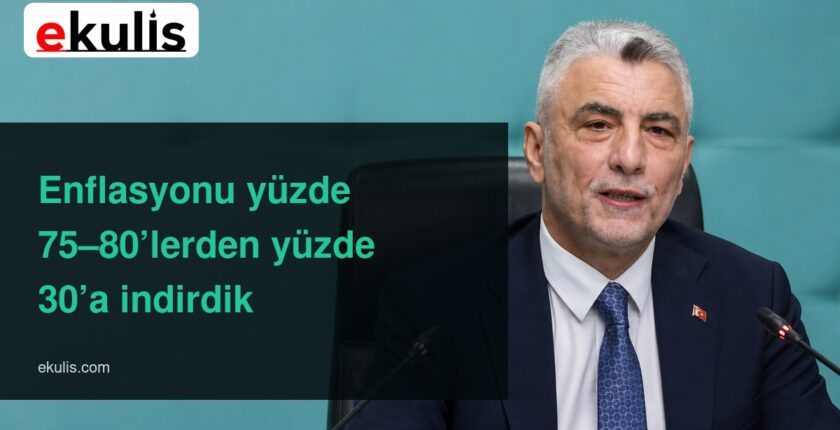 Ömer Bolat’tan Enflasyon Açıklaması: “Yüzde 30’a İndirdik” Ömer Bolat’tan Enflasyon Açıklaması: “Yüzde 30’a İndirdik”