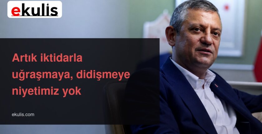 Özgür Özel’den Trabzon’da İktidar Mesajı: “Didişmeye Niyetimiz Yok”