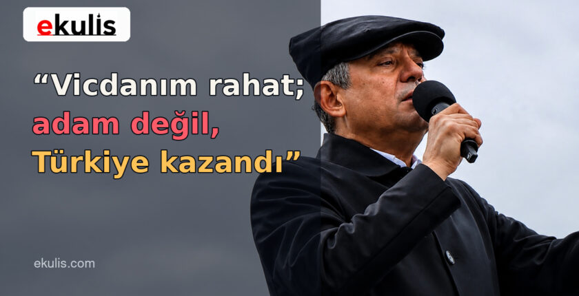Özgür Özel’den Çerçeve Yasa Açıklaması: Vicdanım Rahat