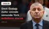 Ümit Özdağ’dan Çerçeve Yasa Tepkisi: “Kimse Ümitsizliğe Kapılmasın” Ümit Özdağ’dan Çerçeve Yasa Tepkisi: “Kimse Ümitsizliğe Kapılmasın”