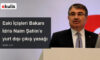 İdris Naim Şahin’e Yurt Dışı Çıkış Yasağı Kararı İdris Naim Şahin’e Yurt Dışı Çıkış Yasağı Kararı